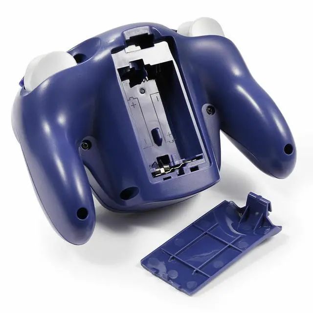 Alt view image 6 of 6 - Wireless Game Controller With Adapter For Original Gamecube Retro Classic GC NGC - Blue