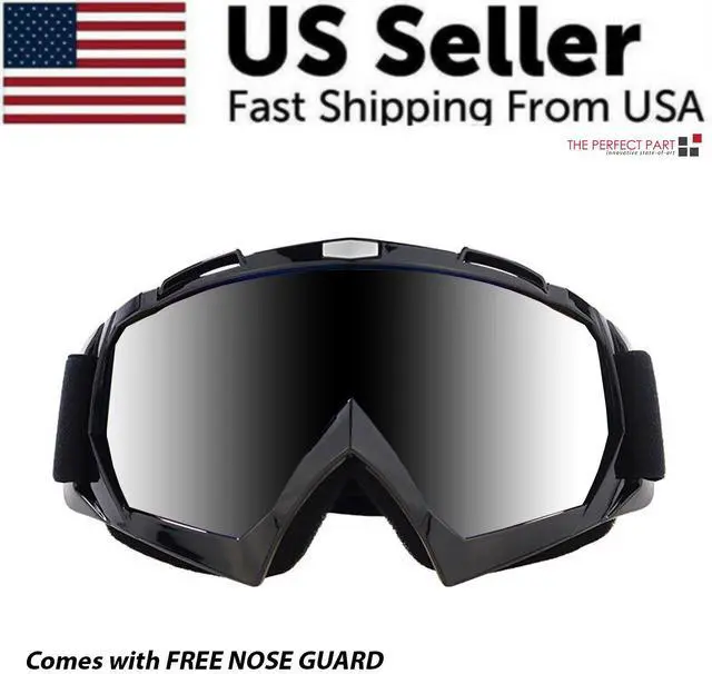 Main image of Motocross Goggles Racing Off-Road Dirt Bike ATV UTV BMX MX XC Motorcycle Eyewear - Black