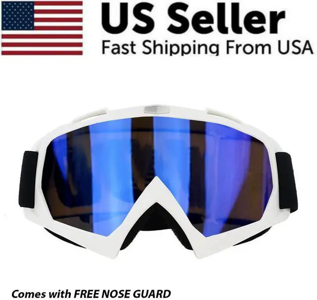 Main image of Motocross Goggles Racing Off-Road Dirt Bike ATV UTV BMX MX XC Motorcycle Eyewear - Blue