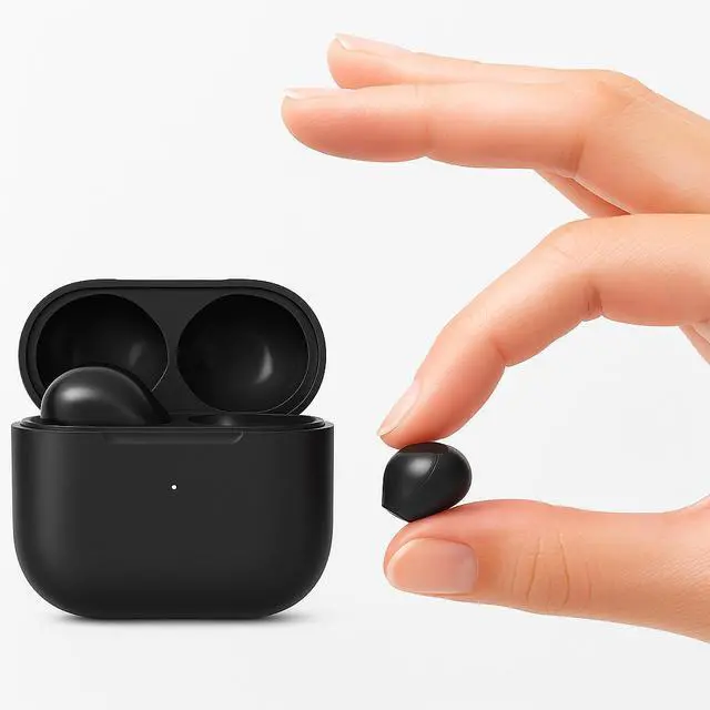 Alt view image 5 of 6 - 2026 NEW Mini Earbuds Invisible Sleep Headphone Bluetooth 5.2 Earphones Wireless - Black