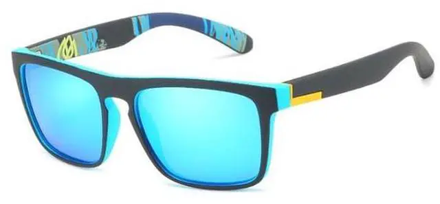 Main image of Square Polarized Sunglasses For Men Women Outdoor Sports Driving Glasses Golfing - Blue