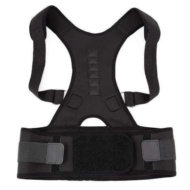 Alt view image 5 of 6 - Posture Corrector Support Magnetic Back Shoulder Brace Belt Band For Men Women - S