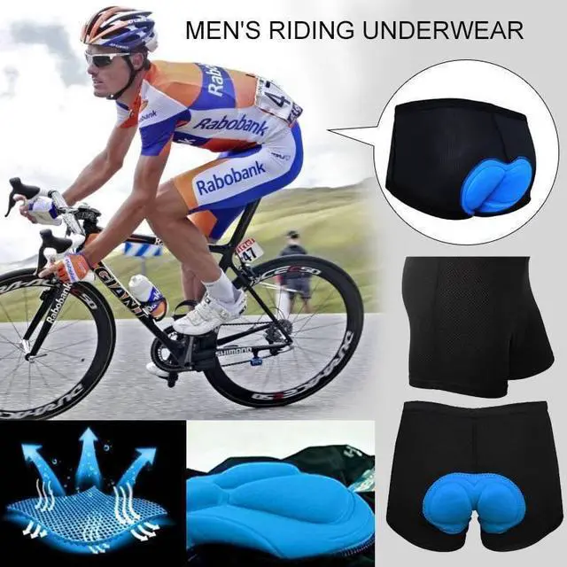 Alt view image 4 of 6 - Bicycle Shorts Cycling Men Women Bike Underwear Pants Soft Sponge Gel Padded 3D - M