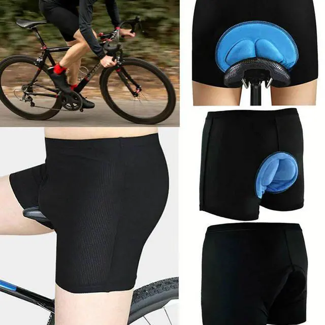 Alt view image 5 of 6 - Bicycle Shorts Cycling Men Women Bike Underwear Pants Soft Sponge Gel Padded 3D - M