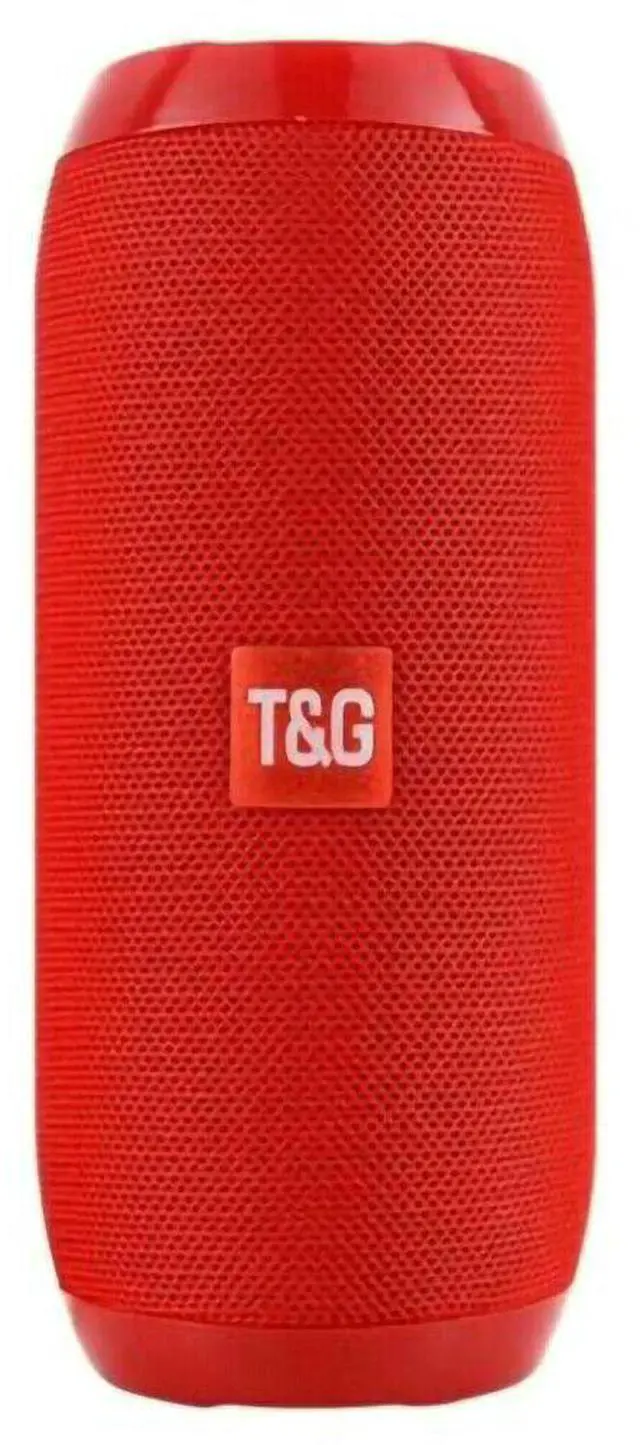 Main image of Bluetooth Speaker Wireless Waterproof Outdoor Stereo Bass USB/TF/FM Radio LOUD - Red