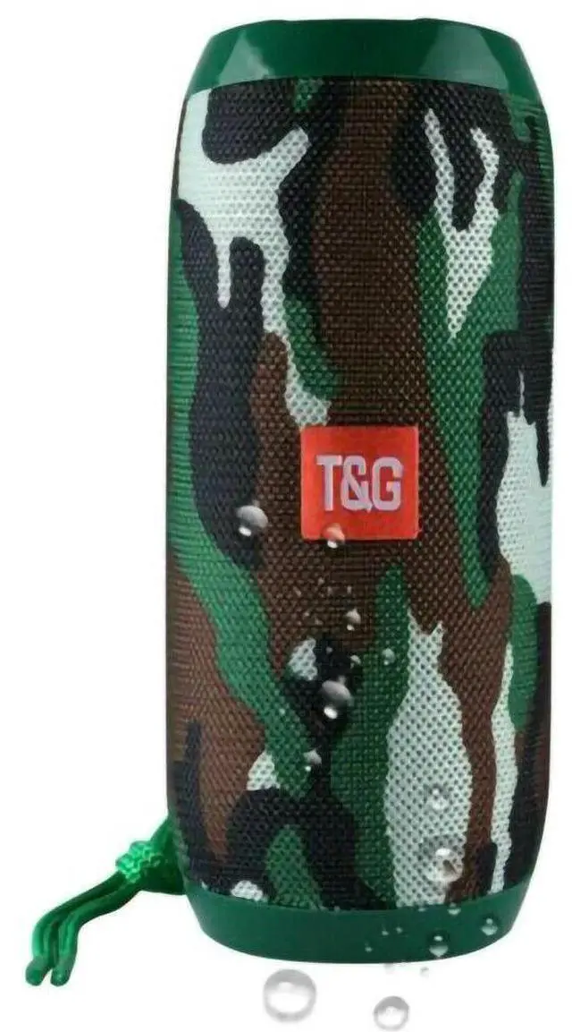Main image of Bluetooth Speaker Wireless Waterproof Outdoor Stereo Bass USB/TF/FM Radio LOUD - Camouflage