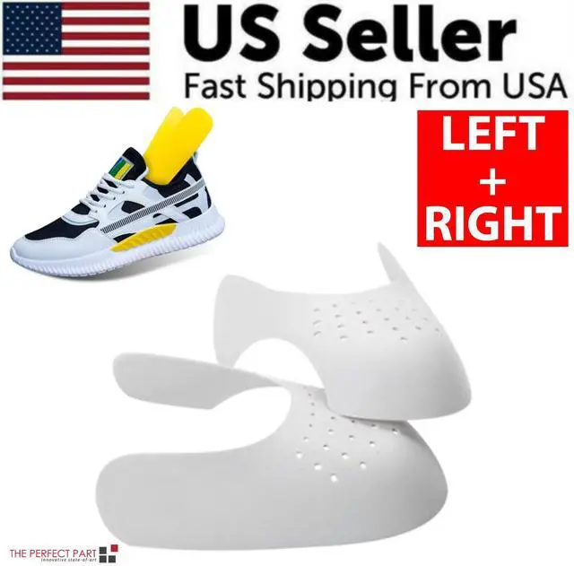 Main image of Pair Sneaker Shoe Anti Crease Protector Decreaser Toe Force Creasing Shoes Cover - L Men's Shoe Size 7-12