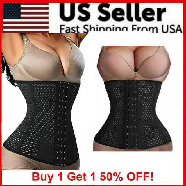 Main image of Corset Waist Trainer Training Shaper Body Shapewear Underbust Cincher Tummy Belt - XL