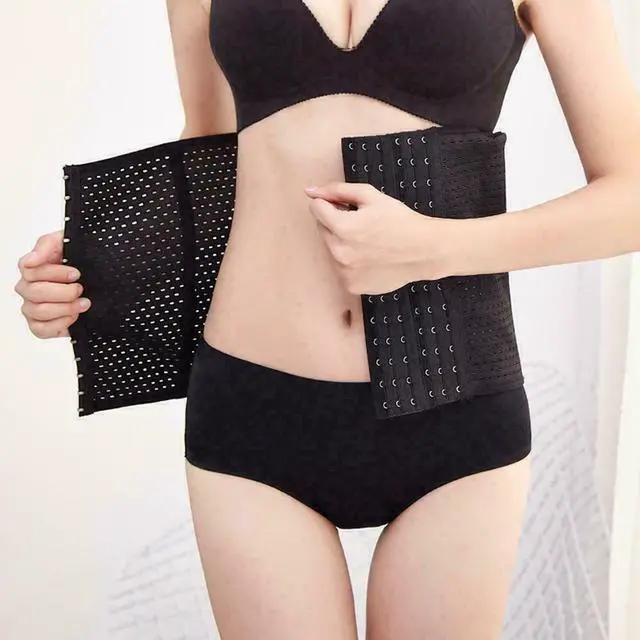 Alt view image 4 of 6 - Corset Waist Trainer Training Shaper Body Shapewear Underbust Cincher Tummy Belt - XL