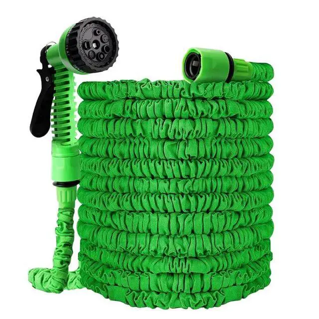Main image of Expanding Expandable Flexible Garden Water Hose w Spray Nozzle 25, 50, 75, 100FT - 100 ft