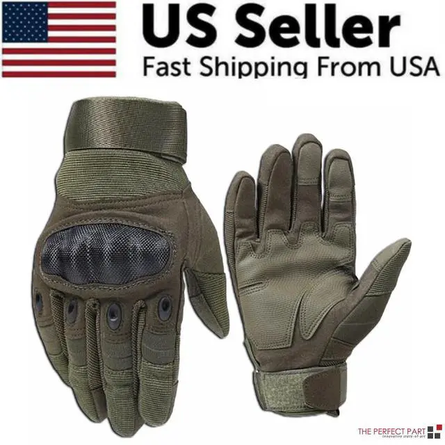Main image of Tactical Motorcycle Motocross Full Finger Gloves Motorbike Riding Racing Mittens - XL