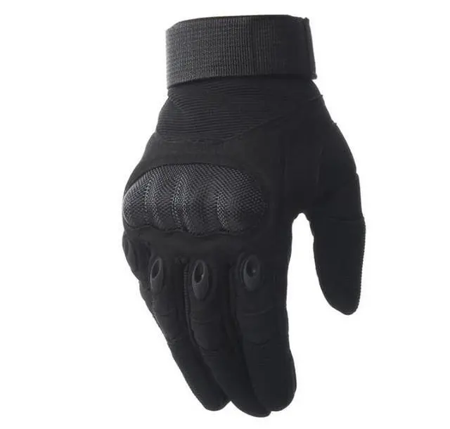 Alt view image 5 of 6 - Tactical Motorcycle Motocross Full Finger Gloves Motorbike Riding Racing Mittens - XL