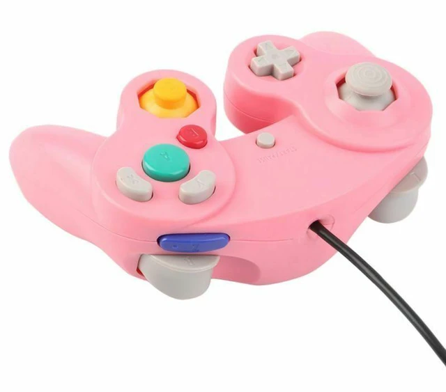Main image of Wired NGC Controller Gamepad For Nintendo GameCube GC & Wii U Console Colors NEW - Pink