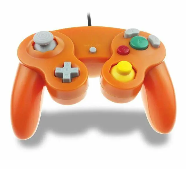 Main image of Wired NGC Controller Gamepad For Nintendo GameCube GC & Wii U Console Colors NEW - Orange