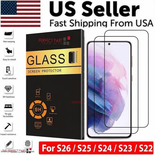 Main image of For Samsung Galaxy S25 S24 S23 S22 PLUS ULTRA Tempered Glass Screen Protector A+ - For Samsung Galaxy S25