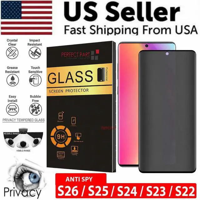 Main image of Privacy Tempered Glass Screen Protector For Samsung Galaxy S25 S24 S23 Ultra Spy - For Samsung Galaxy S24 Plus