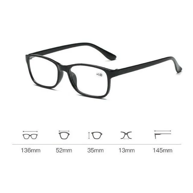Alt view image 4 of 6 - Reading Glasses Mens Womens Unisex Readers Eyeglasses 8 Pack Glasses New Square - =+1.75 Strength