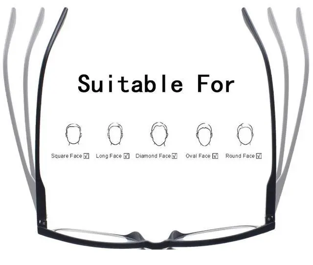 Alt view image 2 of 6 - Mens Womens Reading Glasses 4 Pairs Unisex Classic Retro Style Readers All Power - +1.00 Strength