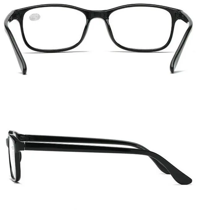 Alt view image 6 of 6 - Reading Glasses Mens Womens Unisex Readers Eyeglasses 4 Pack Glasses New Square - =+1.75 Strength