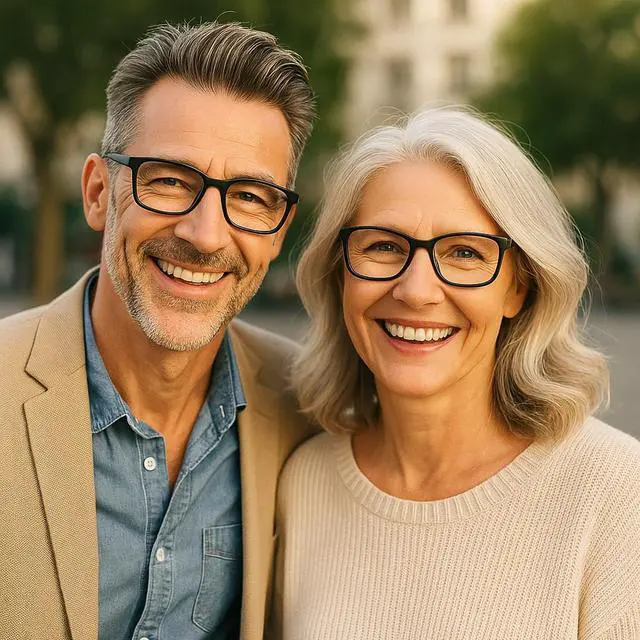 Alt view image 2 of 6 - 2 PACK Reading Glasses Mens Womens Reading Glasses Square Frame Readers Unisex - +3.25