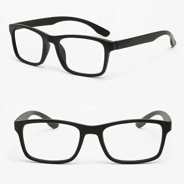 Alt view image 6 of 6 - 2 PACK Reading Glasses Mens Womens Reading Glasses Square Frame Readers Unisex - +3.25