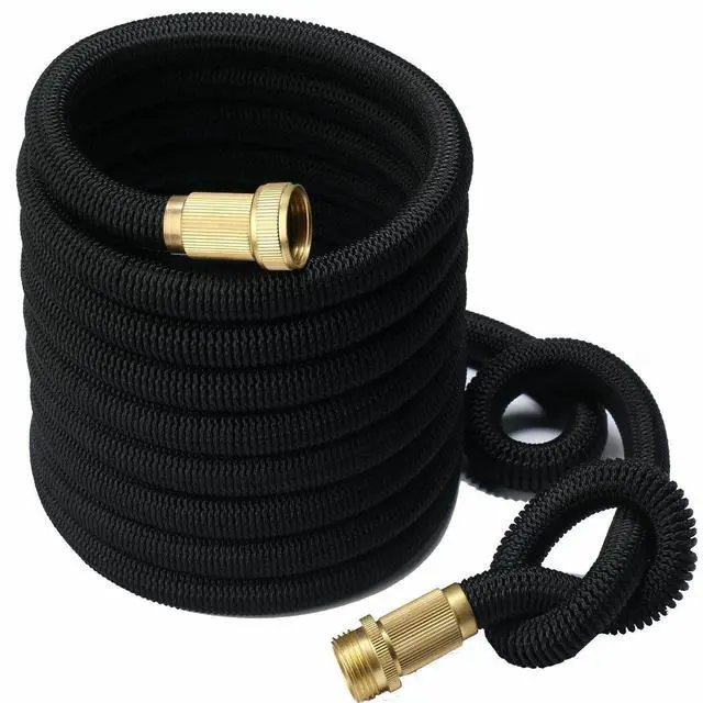 Alt view image 5 of 6 - 4X Stronger Deluxe Expandable Flexible Garden Hose Water Hose 25, 50, 75, 100FT - 75FT Hose