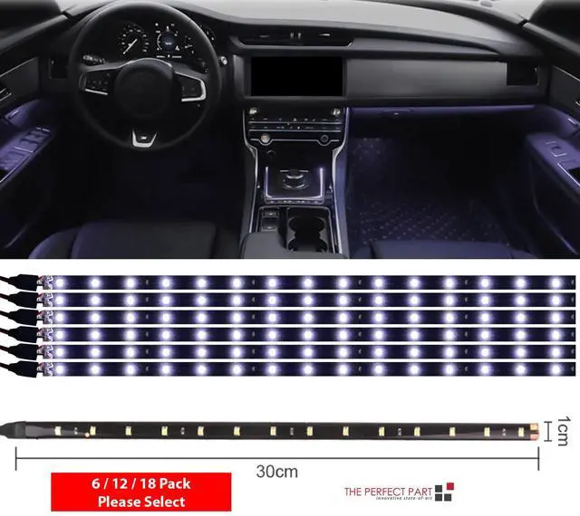 Main image of Lot Waterproof 12''/15 DC 12V Motor LED Strip Underbody Light For Car Motorcycle - White