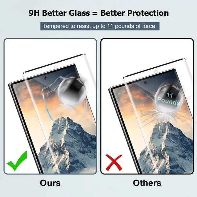Alt view image 5 of 6 - Wholesale Bulk Lot Tempered Glass Screen Protector For Samsung Galaxy S22 S23 - For Samsung Galaxy S23