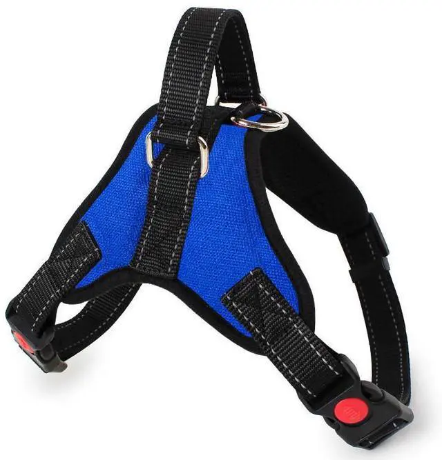 Main image of No Pull Dog Pet Harness Adjustable Control Vest Dogs Reflective XS S M Large XXL - Blue