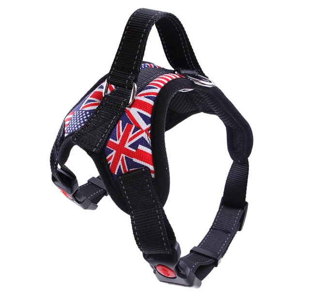 Alt view image 2 of 7 - No Pull Dog Pet Harness Adjustable Control Vest Dogs Reflective Flag XL