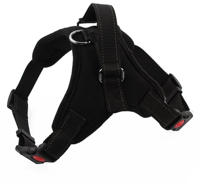 Alt view image 4 of 7 - No Pull Dog Pet Harness Adjustable Control Vest Dogs Reflective Black Small