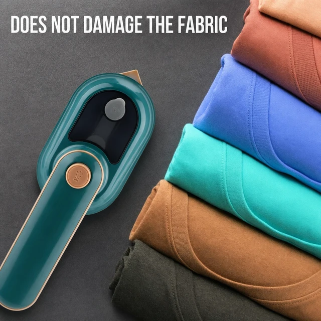 Alt view image 4 of 7 - Micro Steam Iron Machine Mini Portable Steamer Handheld Garment Clothes Ironing