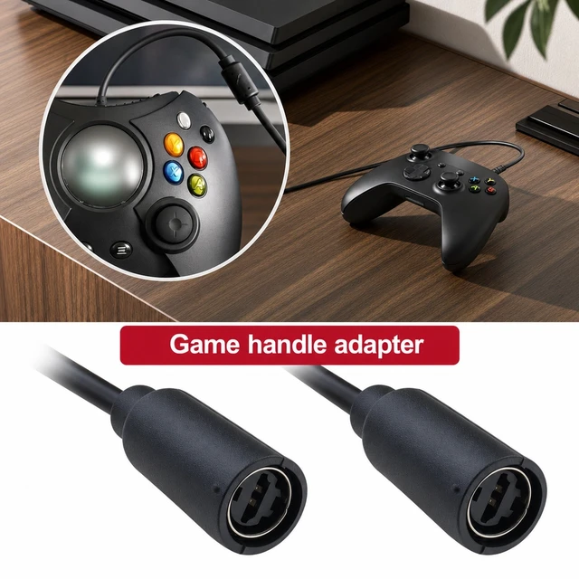 Alt view image 2 of 7 - 2Pcs Breakaway Trip Cord Cable For Wired Original Microsoft Xbox Controller