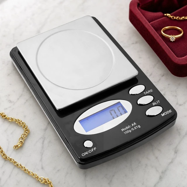 Alt view image 2 of 7 - Pocket 100g x 0.01g Digital Jewelry Gold Coin Gram Balance Weight Precise Scale