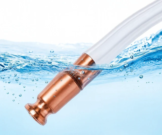Main image of Deluxe Siphon Hose Pump Self Priming Jiggler Shaker Transfer Fuel Water Oil Gas - 1.8M - 6FT