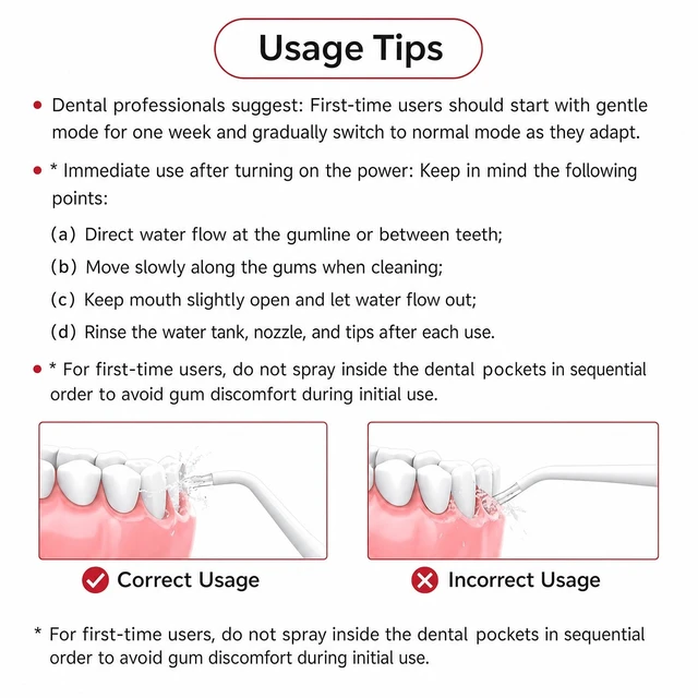 Alt view image 5 of 7 - Deluxe Water Flosser Water Pick Cordless Oral Irrigator Dental Teeth Cleaner