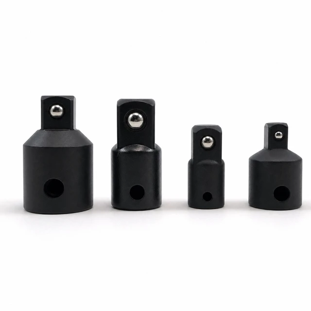Alt view image 7 of 7 - 4 Pack Air Impact Socket Adapter Set 3/8" to 1/4" 1/2 inch Drive Ratchet Reducer