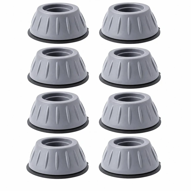 Alt view image 5 of 7 - 8PCS Anti massage Rubber Feet Washing Machine Mats Support Anti-Slip Base Pads