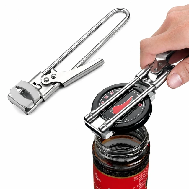 Alt view image 4 of 7 - Jar Opener for Seniors Adjustable Stainless Steel Arthritis Jar & Bottle Opener