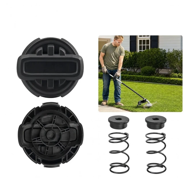 Main image of 2PCS Head Cap Cover Replacement for Quickfeed String Trimmer DCST922P1 DCST972X1