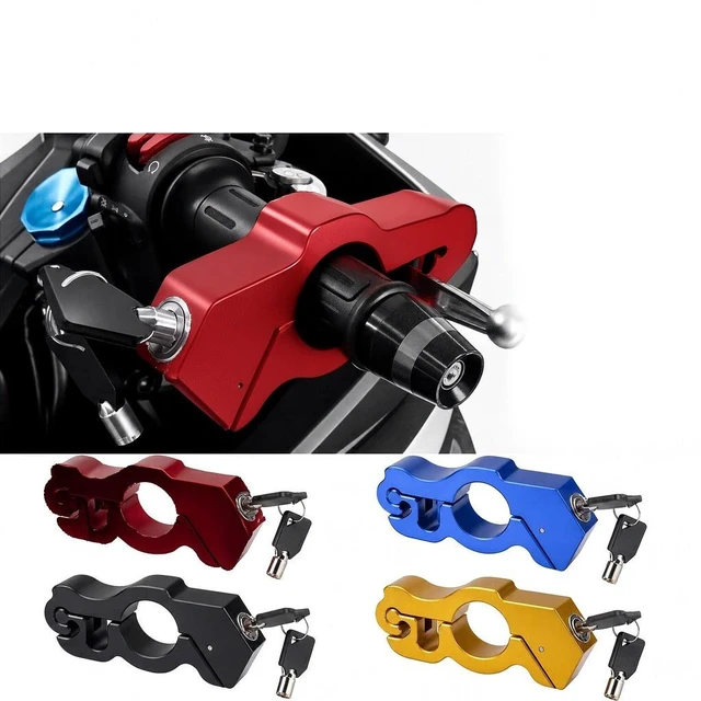 Main image of Anti-Theft Lock Bike Motorcycle Handlebar Brake Clutch Security Lock Accessories - Black