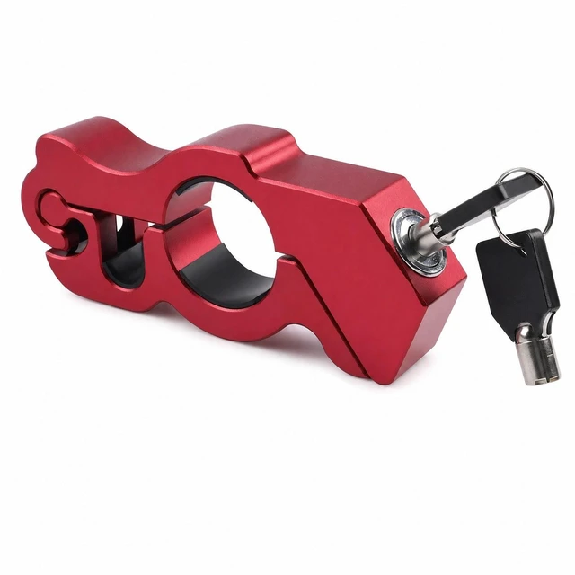 Alt view image 7 of 7 - Anti-Theft Lock Bike Motorcycle Handlebar Brake Clutch Security Lock Accessories - Black