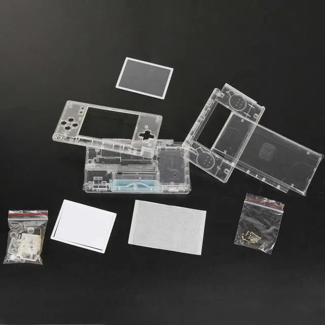 Alt view image 3 of 7 - Full Replacement Housing Shell Screen Lens Clear For OEM Nintendo DS Lite NDSL