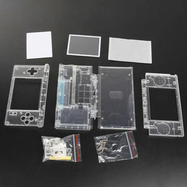 Alt view image 7 of 7 - Full Replacement Housing Shell Screen Lens Clear For OEM Nintendo DS Lite NDSL