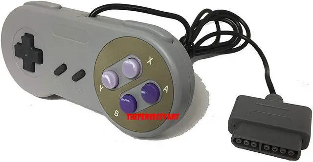 Alt view image 3 of 6 - 2 FOR New Super Nintendo SNES System Console Replacement Controller 6FT SNS-005