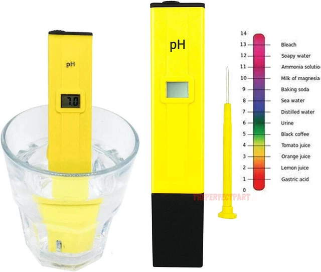 Alt view image 2 of 7 - Digital Electric PH Meter LCD Tester Pocket Hydroponics Aquarium Water Test Pen