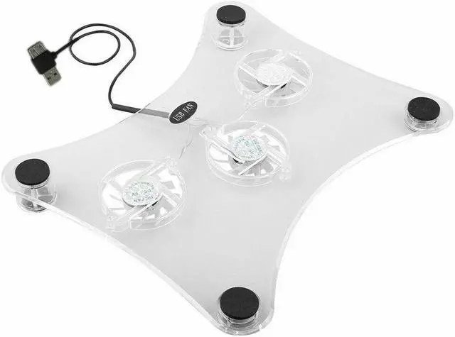 Main image of 3 Fans USB Cooler Cooling Pad Stand LED Light Radiator For Laptop PC Notebook