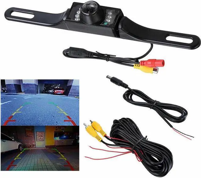 Alt view image 2 of 7 - Wide 170° Night Vision Car Rear View Reverse Backup Parking Camera Waterproof