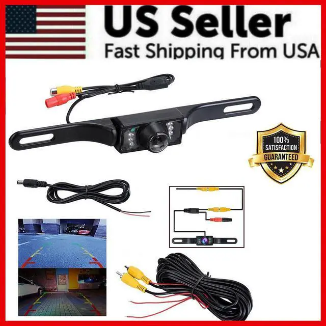 Alt view image 6 of 7 - Wide 170° Night Vision Car Rear View Reverse Backup Parking Camera Waterproof