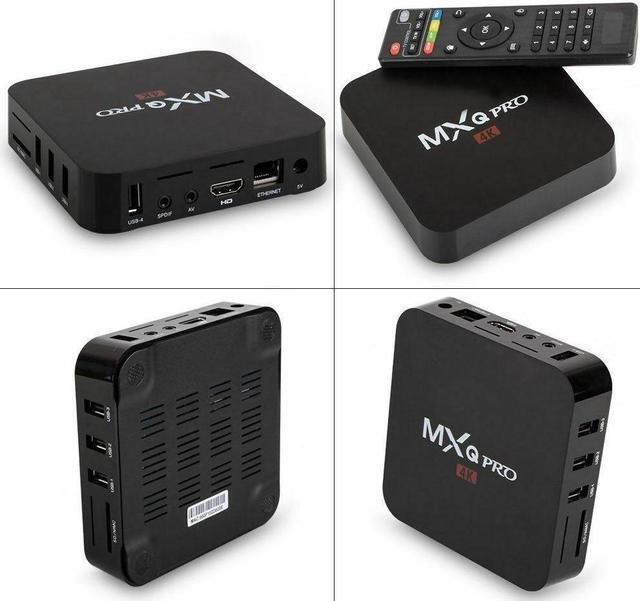 Alt view image 2 of 7 - MXQ Pro 4K Ultra HD 64Bit Wifi Android 7.1 Quad Core Smart TV Box Media Player